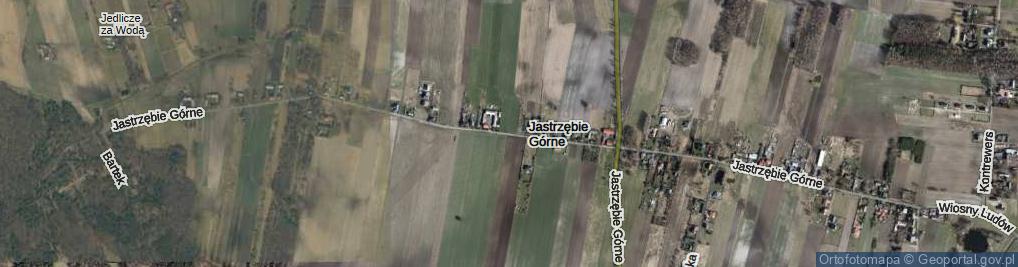 Zdjęcie satelitarne Jastrzębie Górne ul.